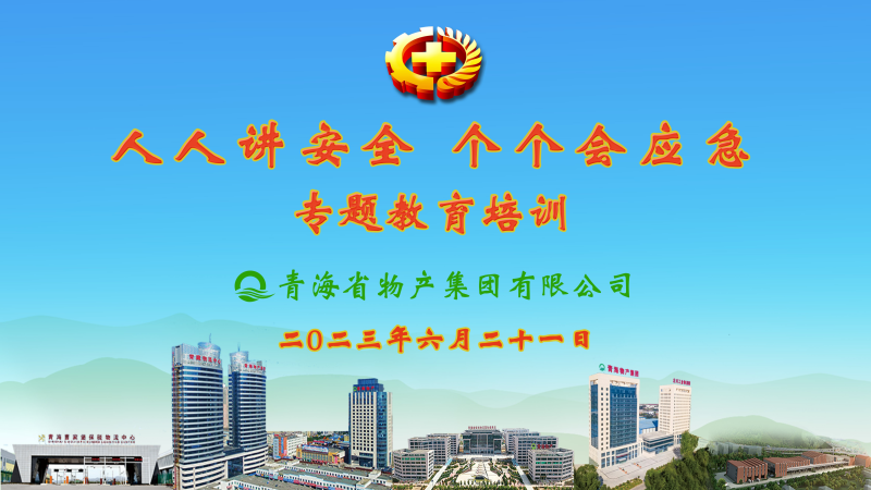 提高安全管理水平 落實(shí)全員安全責(zé)任&mdash;&mdash;集團(tuán)安委會(huì)舉辦2023年&ldquo;人人講安全，個(gè)個(gè)會(huì)應(yīng)急&rdquo;專題教育培訓(xùn)