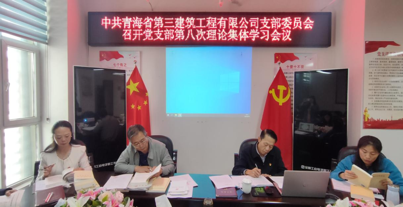 三建公司黨支部召開第八次理論集體學(xué)習(xí)會 ----集團(tuán)黨委委員、紀(jì)委書記講主題教育專題黨課