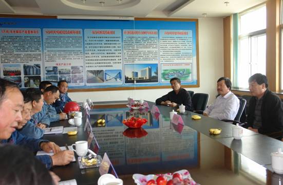 劉崇珩、馮志洪蒞臨青海物產(chǎn)北川工業(yè)物流園參觀